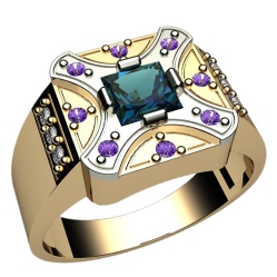 Купить Перстень В центре внимания с бриллиантами