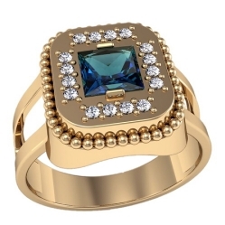 Купить Перстень Гражданская оборона с бриллиантами