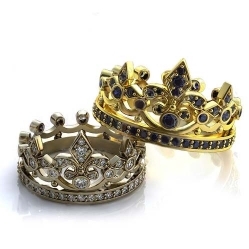 Купить Обручальные кольца Корона Premium Lux