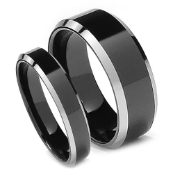 Купить Обручальные кольца чёрные