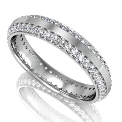 Купить Обручальное кольцо с бриллиантами